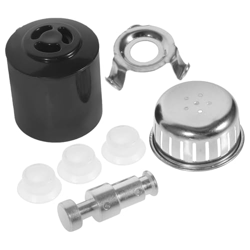 Conjunto de 7 piezas de válvula de escape de olla de presión, juego de mango de liberación de vapor para cocina, piezas de repuesto de válvula de seguridad limitadora de presión miniatura 1