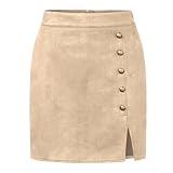 Escenas aplicables de la falda de corte A: la falda de invierno para mujer te proporciona un uso informal y sin esfuerzo, faldas de playa de cintura alta de invierno para mujer, falda de oficina, falda de fiesta, faldas escolares, media falda, faldas bohemias con vuelo para mujer, adecuadas para la vida diaria informal o evento social, cena, boda, compras, citas, viajes, vacaciones, picnics, playa, oficinas, escuelas, festivales y más, perfectas para primavera, otoño e invierno.
