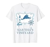 Martha's Vineyard Faro Camisa Verano Isla Ropa Camiseta