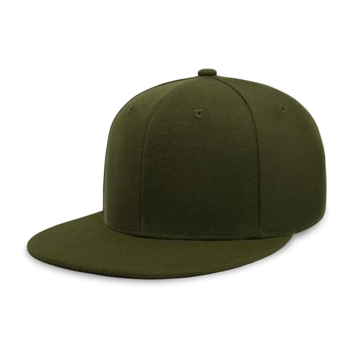 Image of ChoKoLids Flat Visor Snapback Hat Blank Cap Baseball Cap