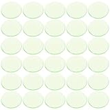 COSMEVIVI 100 Piezas Fichas Transparentes para Bingo Fichas Contadoras de Plástico Translúcidas para Recompensas Infantiles Accesorios Duraderos para Contar y Sumar