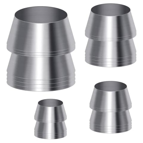 20 Pcs Safety Round Handle Wedges Axe Hand Metal Wedge Hammer Handle Steel Wedge Mauls Handle Wedge Kit for Axe Claw Hammer Sledge (0.31/0.39/0.47/0.55 Inch) Cover
