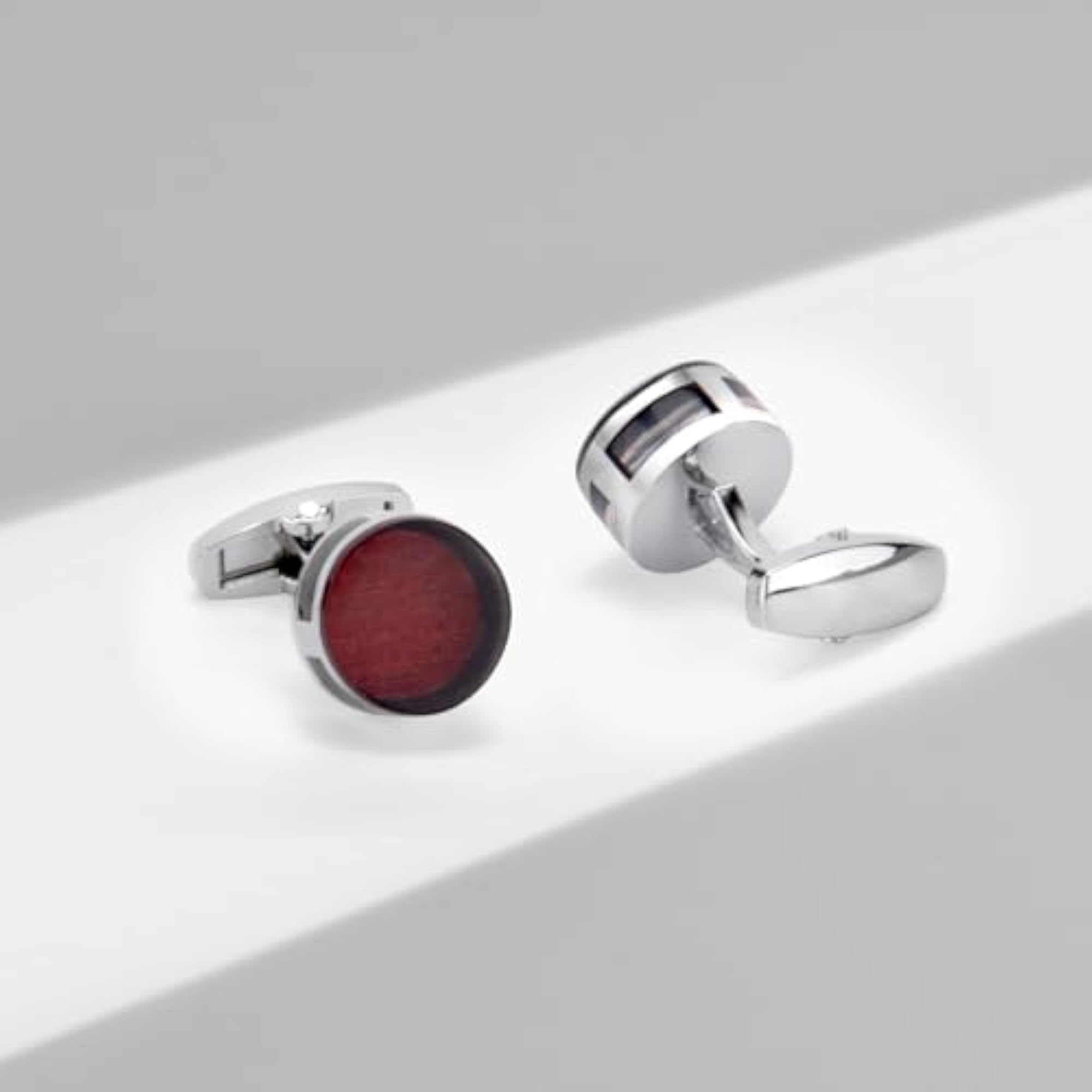 Men's Cufflinks Set of 4 in Gift Box, Stylish Design