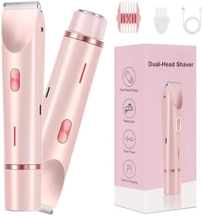 Bikini Trimmer for Women,2 in 1 Dual Head Bikini — main product photo from Amazon listing (ASIN B0G6KP2Z71)