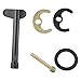 Elecshop Spare Part Tap Faucet Fixing Fitting Kit Basin Tool Bolt M8 Replacement Rubber Plate