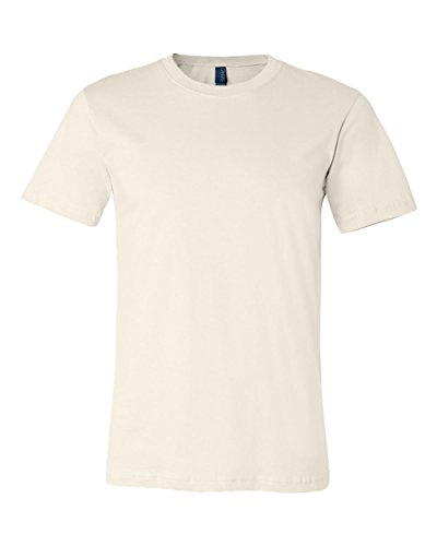 Bella Jersey Short-Sleeve T-Shirt (3001C) Natural, S | Amazon.com