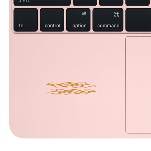 Image of NBFU Flame Stripe Racing 4 (Metallic Gold) (Set of 2) Premium Waterproof Vinyl Decal Stickers for Laptop Phone Accessory Helmet Car Window Bumper Mug Tuber Cup Door Wall Decoration
