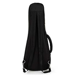 SECOLI Sac de guitare soprano pour ukulélé soprano, petite basse, housse souple pour performance alto, sac à dos de concert, épais, facile à transporter, black, 53,3 cm (21″) - Les Beatles, Paul McCartney, John Lennon, RIngo Starr, George Harrison SECOLI Sac de guitare soprano pour ukulélé soprano, petite basse, housse souple pour performance alto, sac à dos de concert, épais, facile à transporter, black, 53,3 cm (21") – Image 4