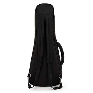 SECOLI Sac de guitare soprano pour ukulélé soprano, petite basse, housse souple pour performance alto, sac à dos de concert, épais, facile à transporter, black, 53,3 cm (21″) - Les Beatles, Paul McCartney, John Lennon, RIngo Starr, George Harrison SECOLI Sac de guitare soprano pour ukulélé soprano, petite basse, housse souple pour performance alto, sac à dos de concert, épais, facile à transporter, black, 53,3 cm (21") – Image 4
