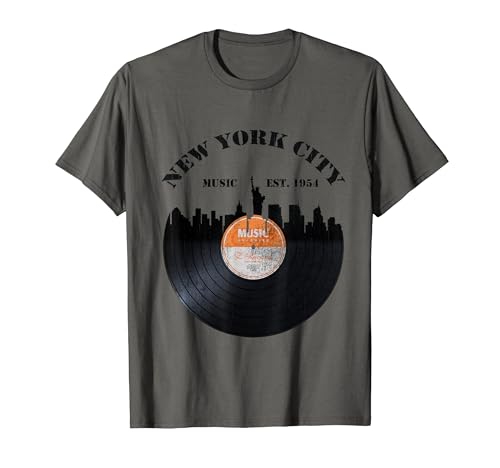 New York City Vintage Phonograph Vinyl Record Music Old Disc T�V���c