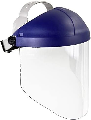 3M H8A Ratchet Headgear and Visor Combination Clear Faceshield, Complete Headgear and Face Shield Safety System
