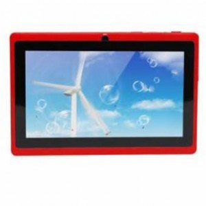 Sunstech KIDOZ 4GB - Tablet de 7' (WiFi, 4 GB, Arm Dual Core, 1.2 GHz, 512 MB RAM, Android), Rojo