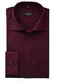 eterna Comfort Fit Hemd Langarm New Kent Kragen Muster rot Größe 42