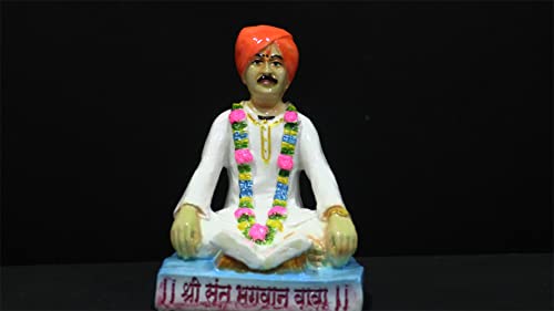 Image of Bhagwan Baba Statue (White Marble dust, Porcelain)