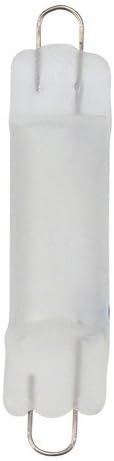10 Pack 5 Watt T3 1/4 Rigid Loop Base 12 Volt 20000 Hour Frost Xenon Lightbulb