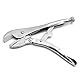 SATA ST71203ST Grippzange Feststellzange mit geraden Backen und integriertem Drahtschneider 225 mm aus CR-Mo-Stahl