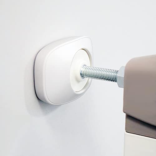 BeeGo® Lot de 4 protections murales pour barrière d'escalier de sécurité pour bébé - Extension à pression pour murs, plinthes, portes et escaliers