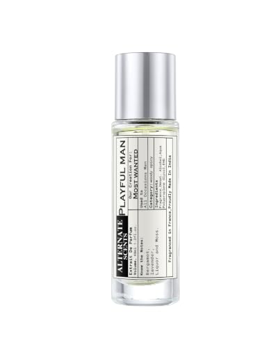Image of ALTERNATE SCENTS Playful Men's Perfume | 40ml Eau De Parfum | Strong & Long Lasting | Sweet Spicy Warm Scent | 30% Perfume Oil | French-Inspired | Made In India