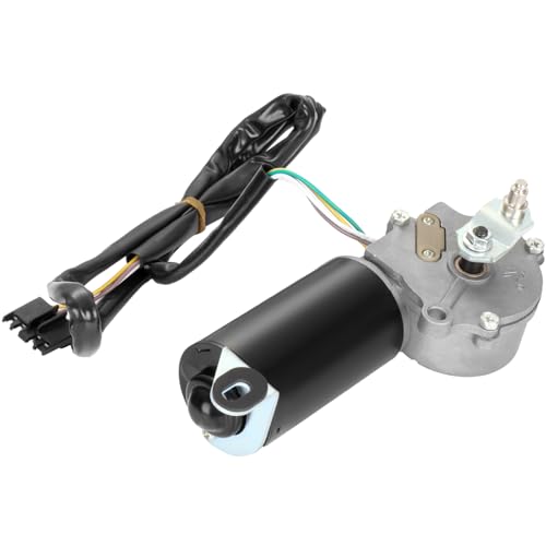 Image of ROADFAR Front Windshield Wiper Motor Compatible for Jeep for CJ5 1983 | For Jeep For CJ5 1983|For Jeep For CJ7 1983-1986|Replace AA185433|296245|5763696|40-433|4 Pins