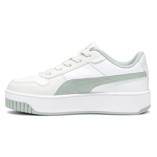 PUMA Kids Girls Carina Street Lace Up Sneakers Shoes Casual - Green, White3