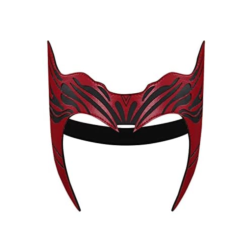 Lixinya Bruja tocado máscara disfraz tocado máscara accesorios diadema casco fiesta Halloween traje mujeres