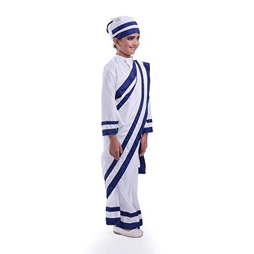Mother Teresa Dress for Girls and Women - Graceful and Modest Attire for All Ages4