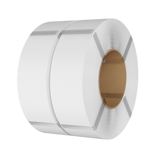 Image of eSUN PLA Basic Refilament 1.75mm, 3D Printer Refill High Speed PLA for Fast Printing, 1KG per Roll, 2 Rolls Spoolless 3D Printing Filament for High Speed 3D Printers, White