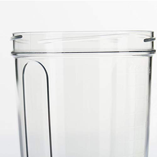 Shaker Westmark de 0,5 l con disco mezclador extraíble transparente y verde 6