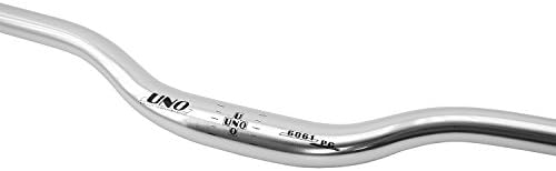 Manillar MTB BTT centro estriado 350g bici 640mm UNO 31,8 Negro