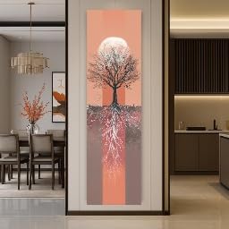 Tableau sur toile Arbre de Vie déco nature pour salon