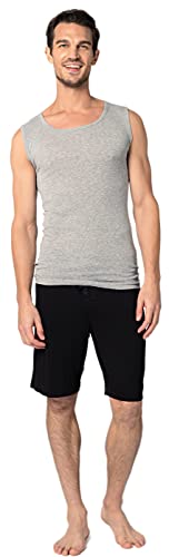 Andrew Scott Men's 10-Pack Color Muscle Tanks | Sleeveless Crew Workout Tank Top Cotton Undershirts4