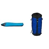 イスカ(ISUKA) アルファライ700X インディゴ [最低使用温度-6度] 111809 & ウルトラライトコンプレッションバッグ M ロイヤル 339212【セット買い】