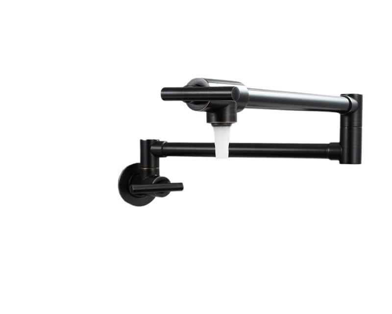 Grifo de agua fría giratorio y plegable en latón macizo con doble interruptor Feng Shui