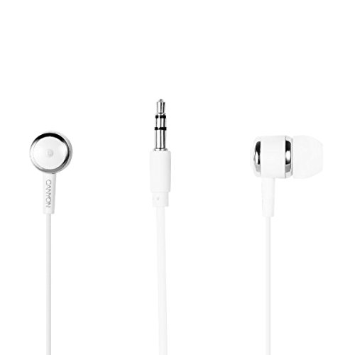 CANYON CNE-CEPM01W CNE-CEPM01W White Stereo Earbuds with Microphone for iPhone iPad with 3 Sizes - Image 3
