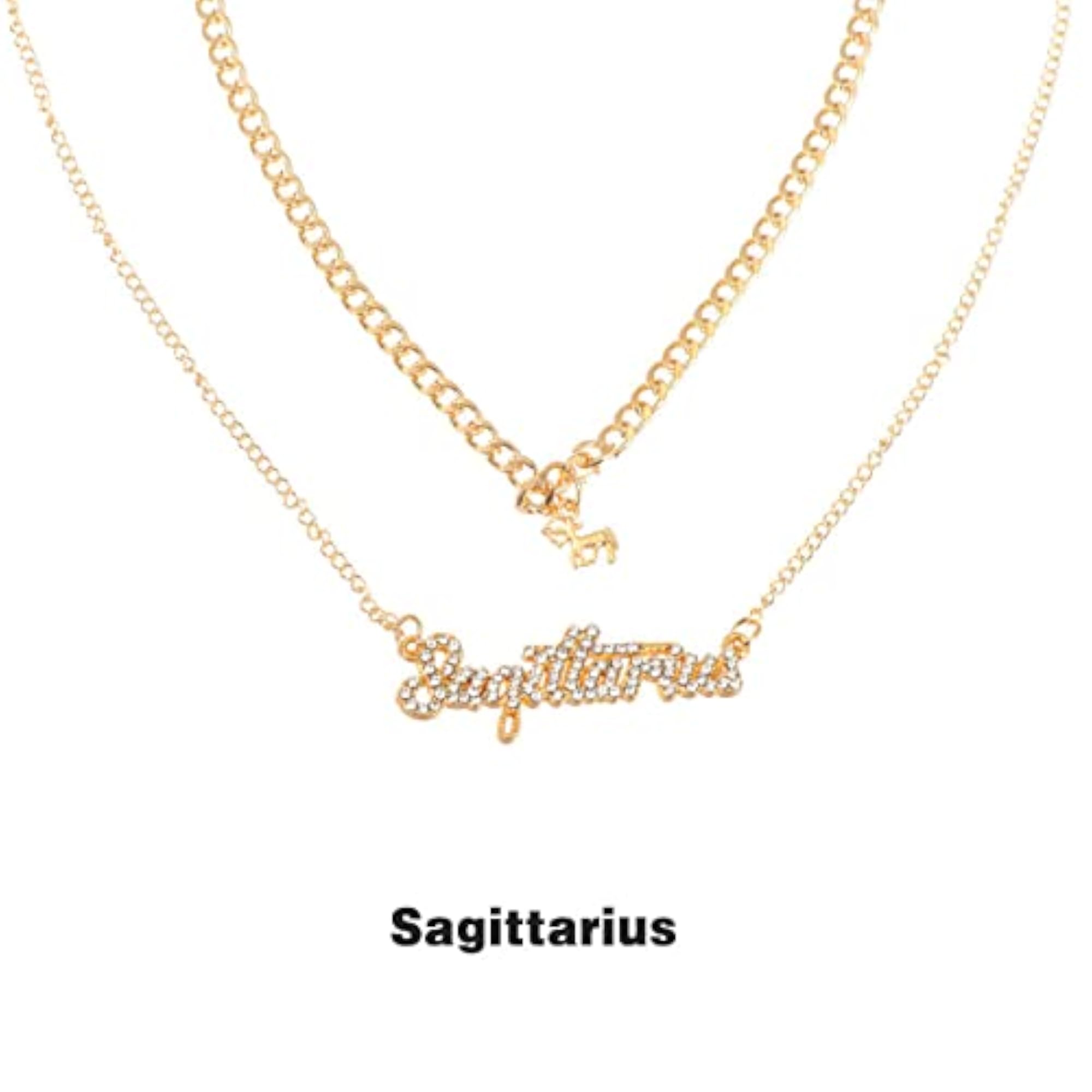 Astrological Sagittarius Layered Necklace