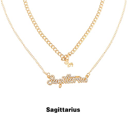 Astrological Sagittarius Layered Necklace