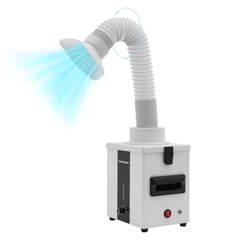 Soldering Fume Extractor Benchtop Smoke Absorber 300m³/h Smoke Purifier Fume Extractor for Industry Electronic Soldering