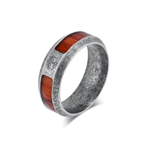 Bague hommes viking rétro grise finie la monotonie des bijoux classiques