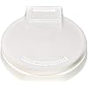 Lewmar Deck Foot Switch - Windlass Down for 12V, 24V Electric Windlass Operation, Hinged Cover Prevents Accidental Activation, Ready to Install, Single Direction Switch, White - 68000918