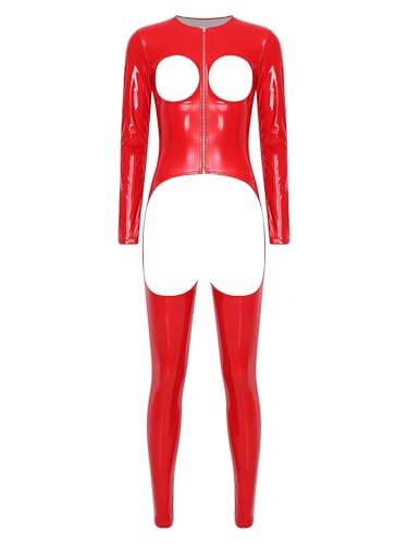 Combinaison en latex look mouillé pour pimenter vos nuits en chambre