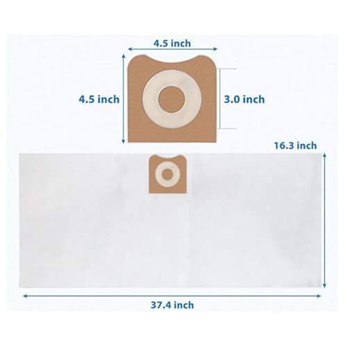 2 Pack VF6000 Replacement Filter for Ridgid 5-20 Gallon Wet Dry Vacuums by ANBOO - Used condition - Image 7