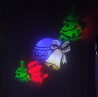 Lampada Projetor Natal Natalino LED E27 Papai Noel Flocos de Neve Arvore de Natal Decoraçao Casa Fac