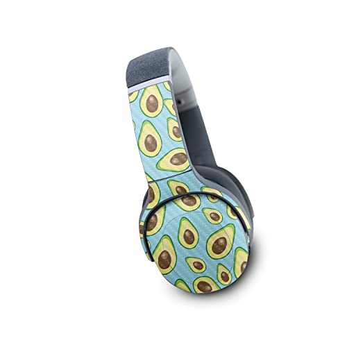 Image of MightySkins Carbon Fiber Skin Compatible with Skullcandy Crusher Evo Wireless - Blue Avocados | Protective, Durable Textured Carbon Fiber Finish | Easy to Apply | Made in The USA