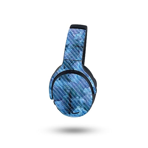 Image of MightySkins Carbon Fiber Skin Compatible with Skullcandy Crusher ANC 2 - Typhoon | Protective, Durable Textured Carbon Fiber Finish | Easy to Apply, Remove, and Change Styles