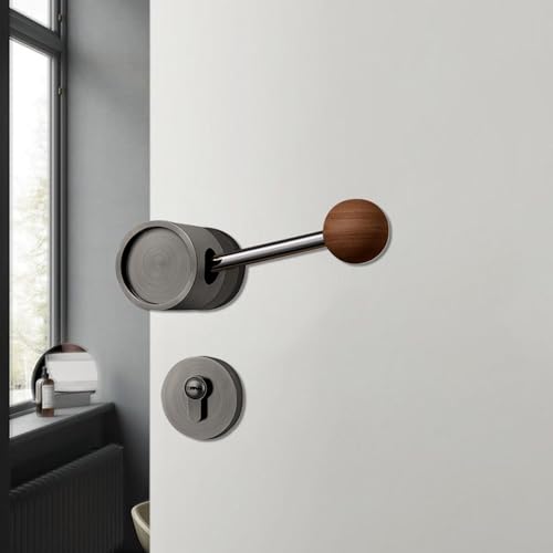 Poignée de porte chic avec serrure pour entrée de appartement et chambre parentale - 3