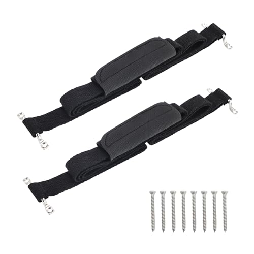 scottchen PRO RV TV Straps 74' Anti-Tip RV Furniture Safety Tie Down Solid Straps for Camper Trailer Traveling - 2pcs Premium