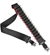 ELVO Shotgun Sling with Shell Holder, Adjustable Two Point Gun Sling Holds 15 Shells for 12 Gauge...