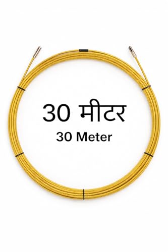 Image of KAITO Professional Wire Lead Threading Device 30 m | Cable Puller Fish Tape for Electrical Conduit Wiring | Flexible Steel Wire Threader for Wall, Floor & Ceiling Installation | Heavy-Duty Guide Tool
