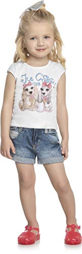Blusa Cotton Light, Kely Kety, 2, Branco, Meninas