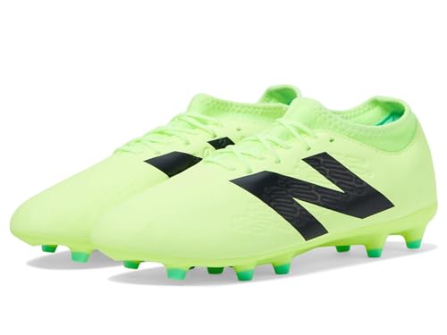 New Balance Unisex Tekela Magique FG V4+ Soccer Shoe, Bleached Lime Glo/Lime Leaf/Black, 6.5 US Men